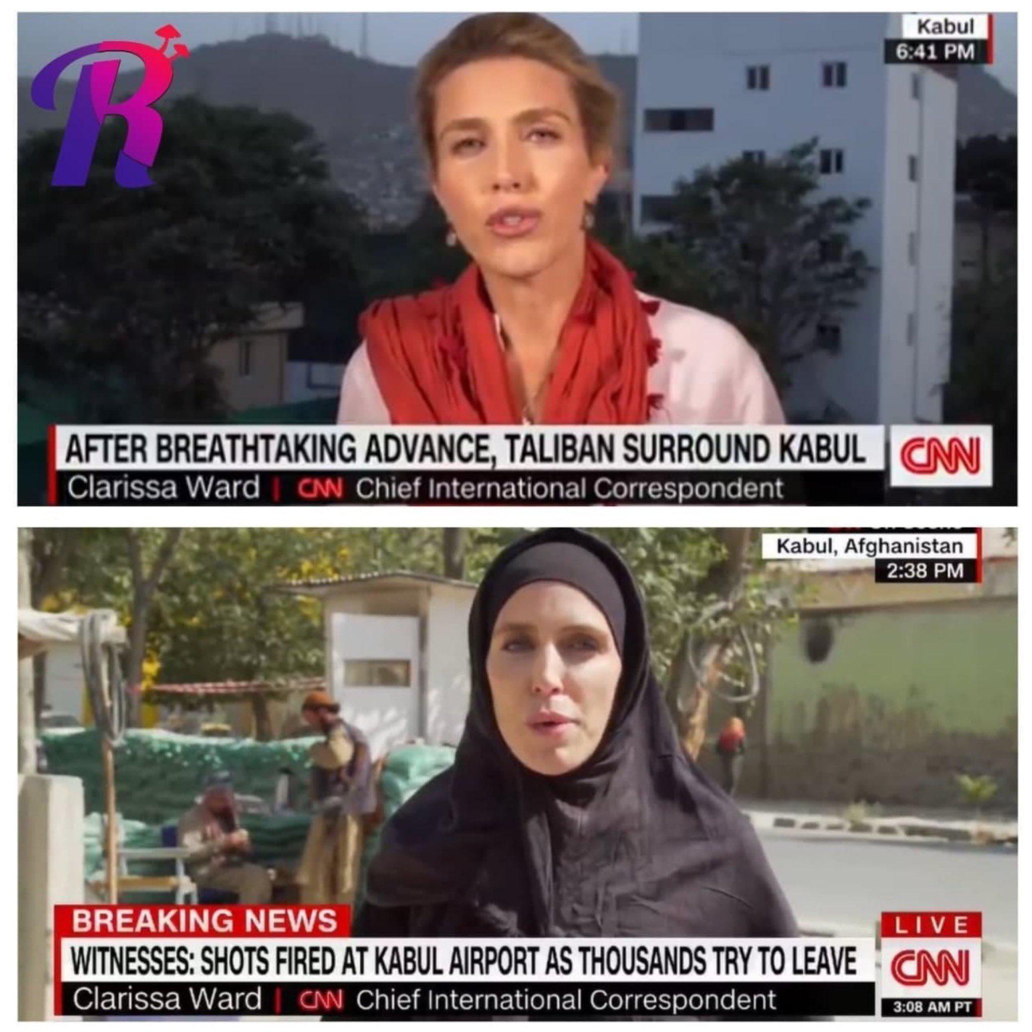 Kabilin ele geçirilmesinden sonra CNN muhabiri Clarissa Wardın 24 saat içindeki değişimi