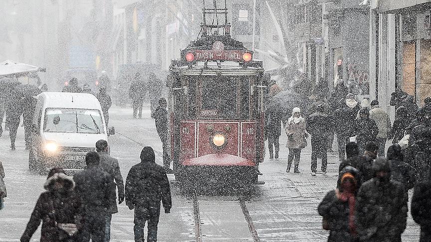 İstanbula karlı hava dalgası bu gece geliyor