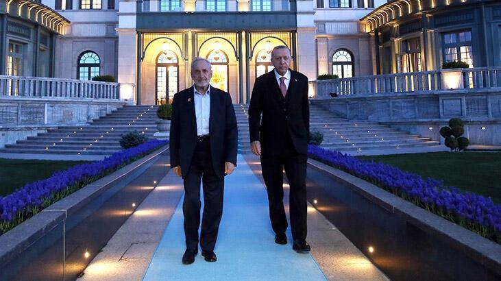 Cumhurbaşkanı Erdoğan, Saadet Partisi Yüksek İstişare Kurulu Başkanı Asiltürkü kabul etti