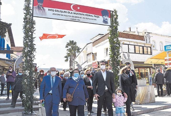 Atatürkün Foçaya gelişinin 87. yılı