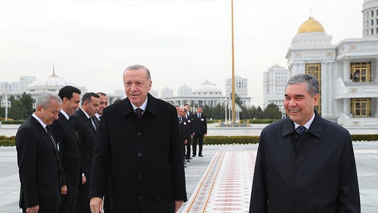 Cumhurbaşkanı Erdoğan Türkmenistanda Ortak anlaşmalar imzalandı