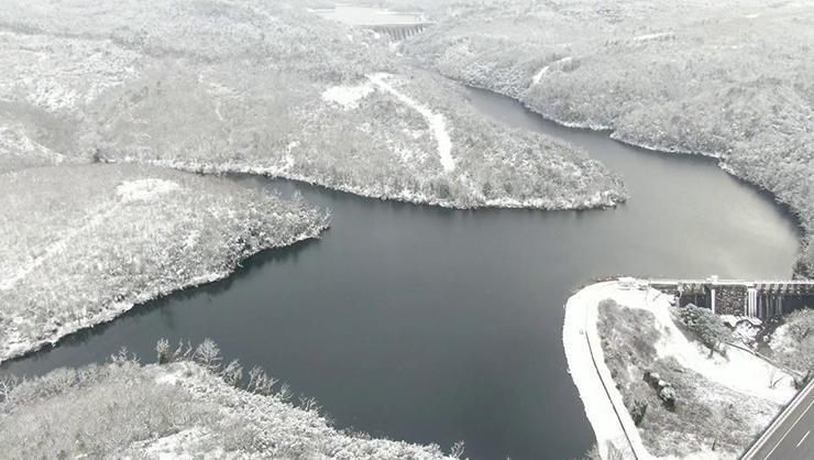 İstanbulda kar yağışı sonrası barajlarda doluluk oranı