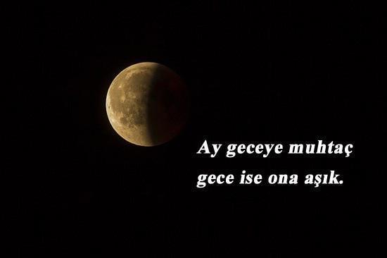 Ay ile ilgili sözler: En güzel (Kısa, anlamlı ve resimli) ay hakkında sözler