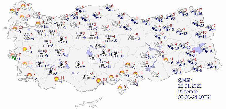 İstanbula kar uyarısı Meteoroloji duyurdu: Cuma günü başlayacak, günlerce sürecek