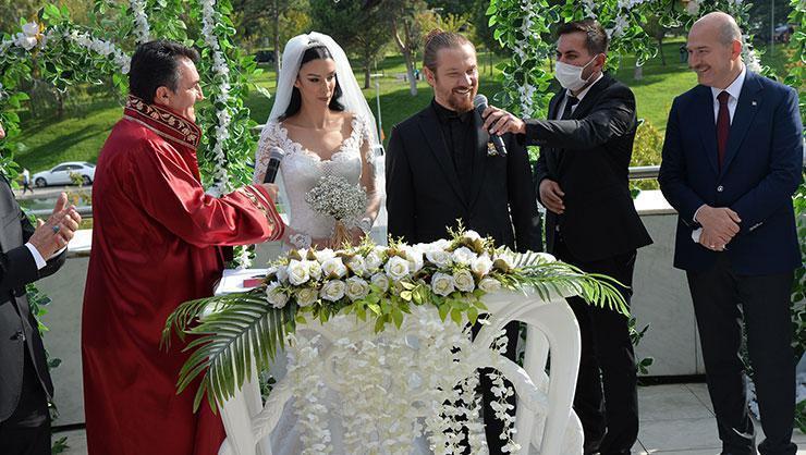 İçişleri Bakanı Süleyman Soylu nikaha katıldı