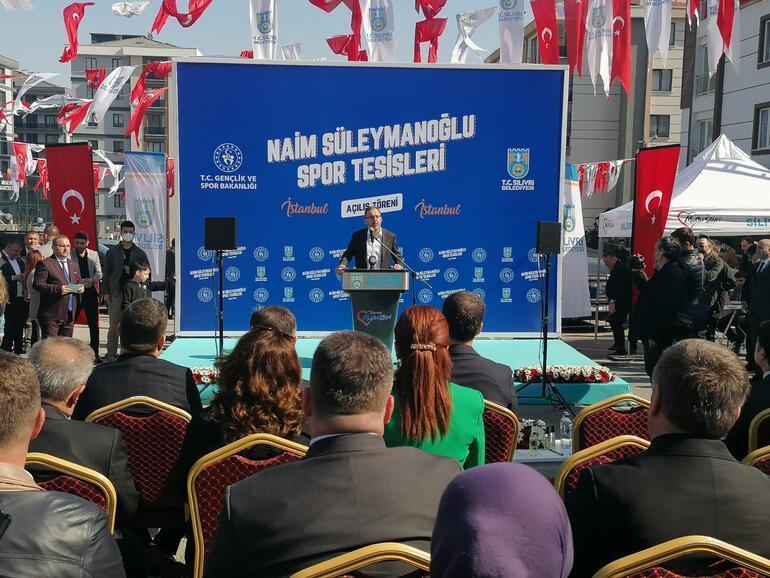 Bakan Kasapoğlu, Naim Süleymanoğlu Spor Kompleksinin açılışını yaptı