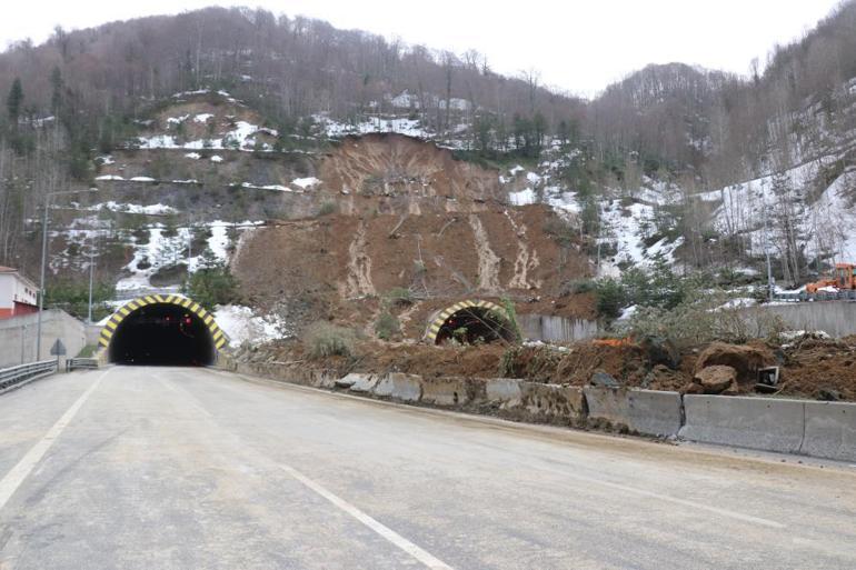 Bolu Dağı Tünelindeki heyelanın büyüklüğü gün ağarınca ortaya çıktı