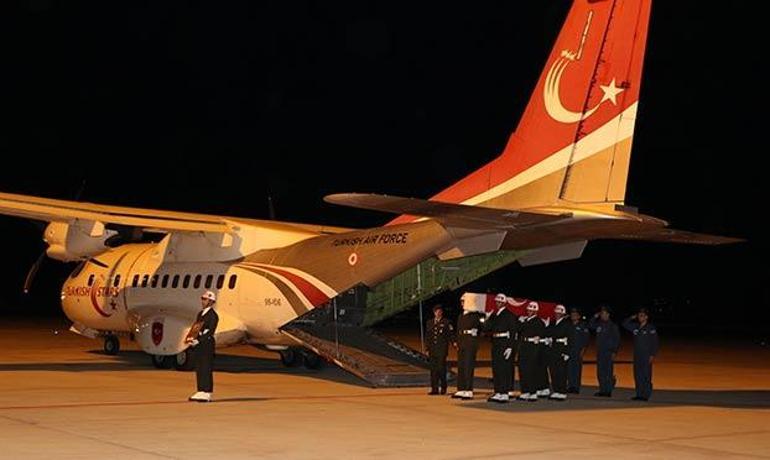 Şehit Güler için Erzincan’da havalimanında uğurlama töreni düzenlendi