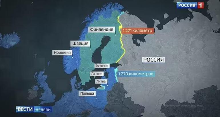 Rus televizyonunda skandal harita