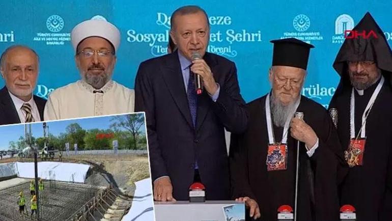 Son dakika: Cumhurbaşkanı Erdoğan duyurdu: Bittiği anda dünyada bu işin tek örneği olacak
