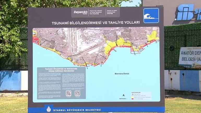 İstanbula levhaların ardından tsunami bilgilendirme panoları