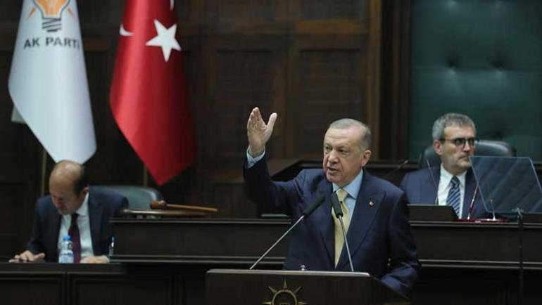 Cumhurbaşkanı Erdoğan grup toplantısında Kılıçdaroğluna 10 soru sordu, salon ayakta alkışladı
